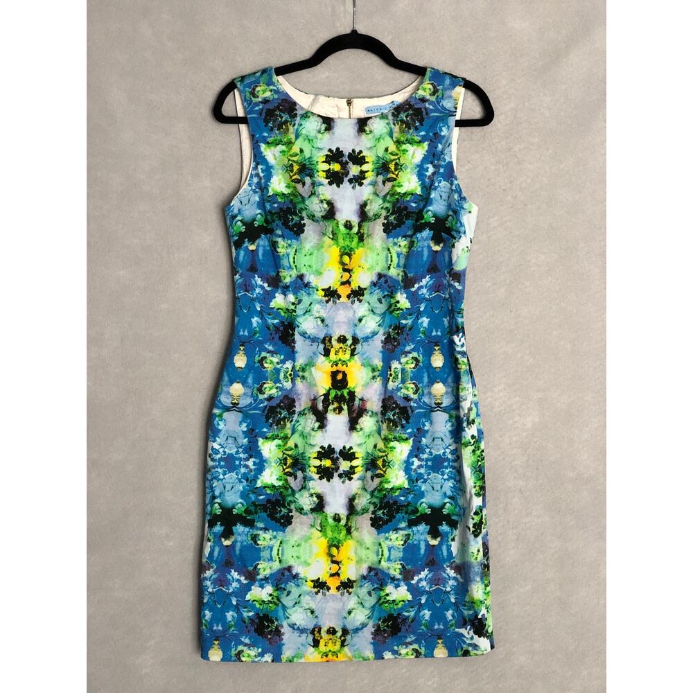 Antonio Melani Water Color Dress Sleeveless Women's Size 6